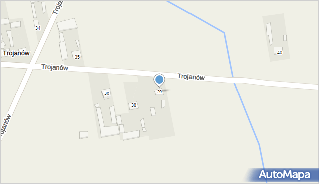 Trojanów, Trojanów, 39, mapa Trojanów