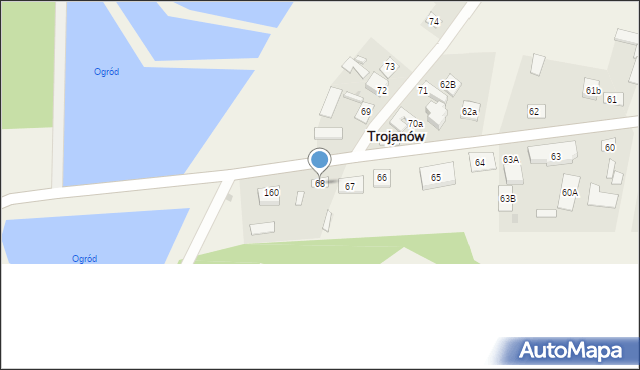 Trojanów, Trojanów, 68, mapa Trojanów