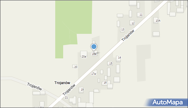 Trojanów, Trojanów, 18a, mapa Trojanów