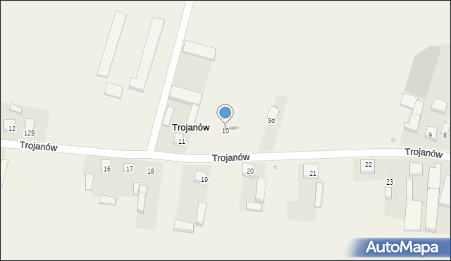 Trojanów, Trojanów, 10, mapa Trojanów