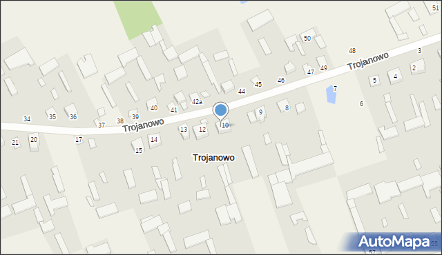 Trojanowo, Trojanowo, 11, mapa Trojanowo