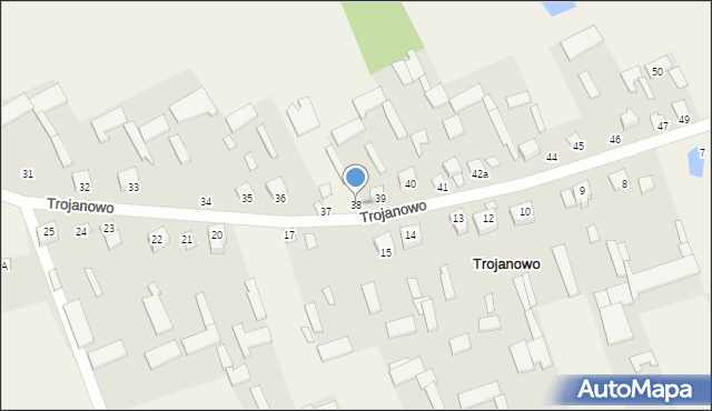 Trojanowo, Trojanowo, 38, mapa Trojanowo