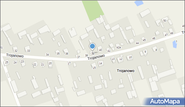 Trojanowo, Trojanowo, 39, mapa Trojanowo