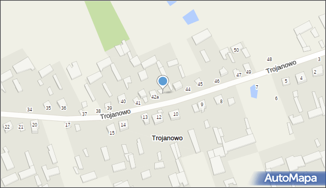 Trojanowo, Trojanowo, 43, mapa Trojanowo