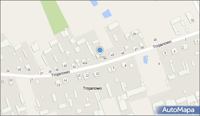 Trojanowo, Trojanowo, 44A, mapa Trojanowo