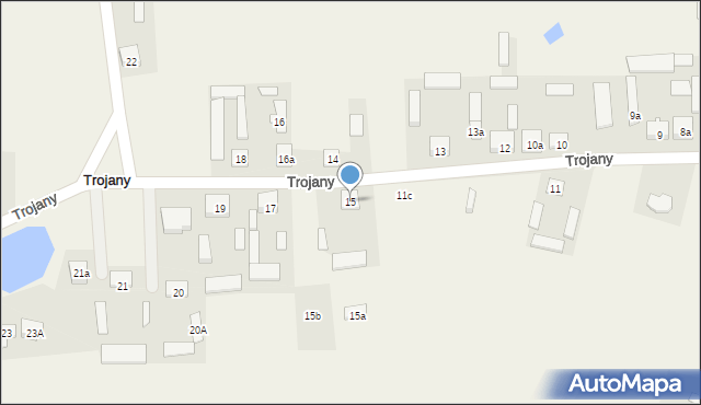 Trojany, Trojany, 15, mapa Trojany