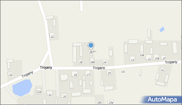 Trojany, Trojany, 16, mapa Trojany