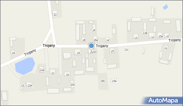 Trojany, Trojany, 17, mapa Trojany