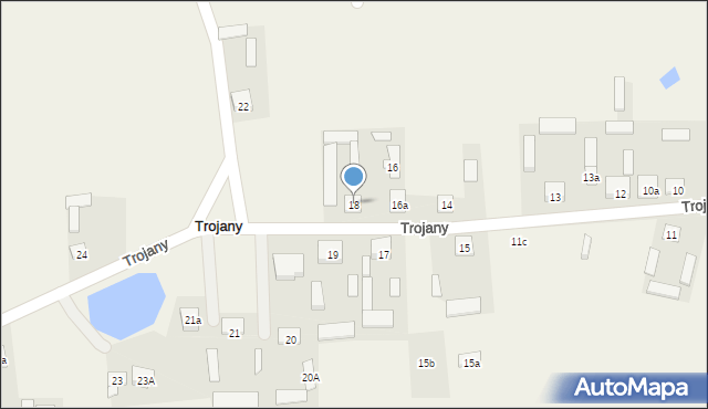 Trojany, Trojany, 18, mapa Trojany