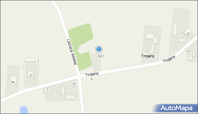 Trojany, Trojany, 10, mapa Trojany