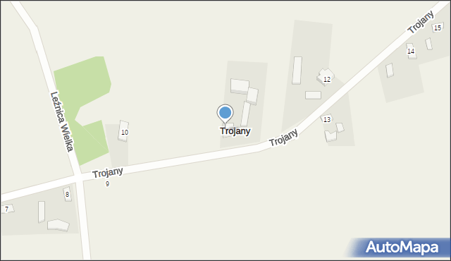 Trojany, Trojany, 11, mapa Trojany