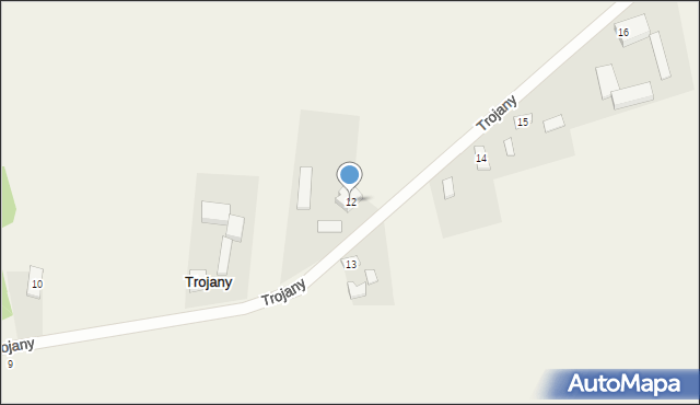 Trojany, Trojany, 12, mapa Trojany