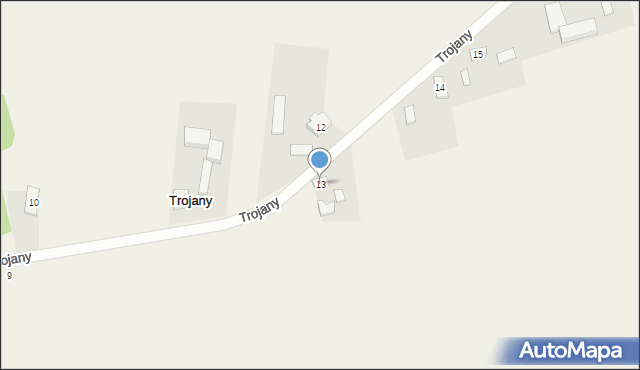 Trojany, Trojany, 13, mapa Trojany