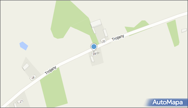 Trojany, Trojany, 19, mapa Trojany