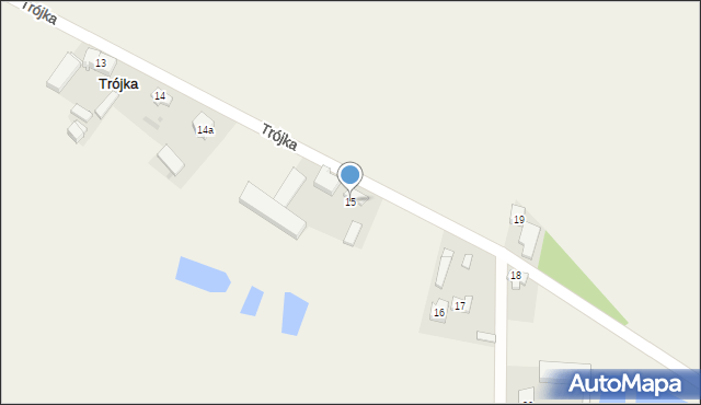 Trójka, Trójka, 15, mapa Trójka