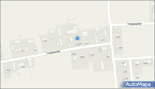 Tropiszów, Tropiszów, 112, mapa Tropiszów