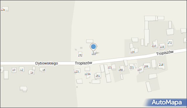 Tropiszów, Tropiszów, 122, mapa Tropiszów