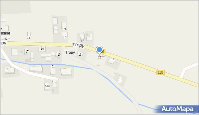 Tropy Sztumskie, Tropy Sztumskie, 12, mapa Tropy Sztumskie