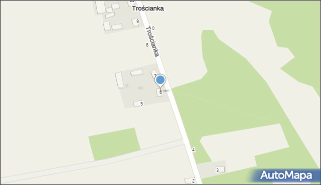 Trościanka, Trościanka, 6, mapa Trościanka