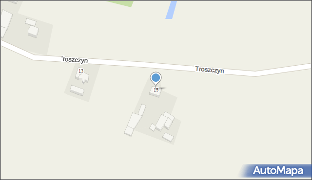Troszczyn, Troszczyn, 15, mapa Troszczyn
