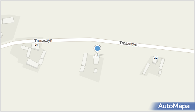 Troszczyn, Troszczyn, 21, mapa Troszczyn