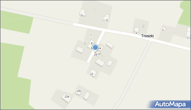 Troszki, Troszki, 13, mapa Troszki