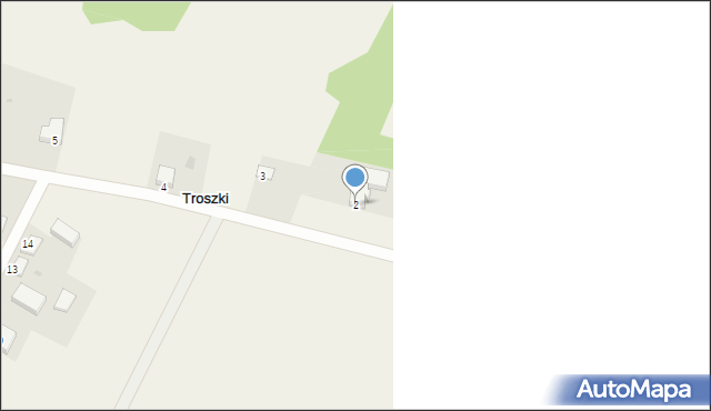 Troszki, Troszki, 2, mapa Troszki