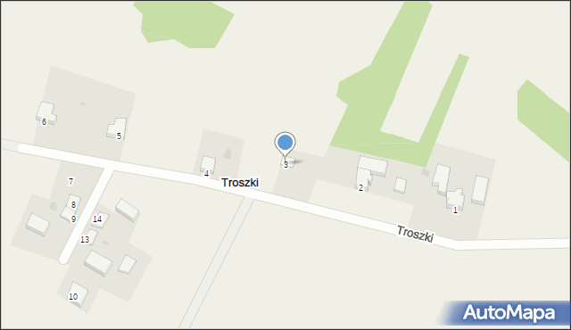 Troszki, Troszki, 3, mapa Troszki