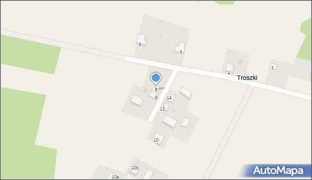 Troszki, Troszki, 8, mapa Troszki