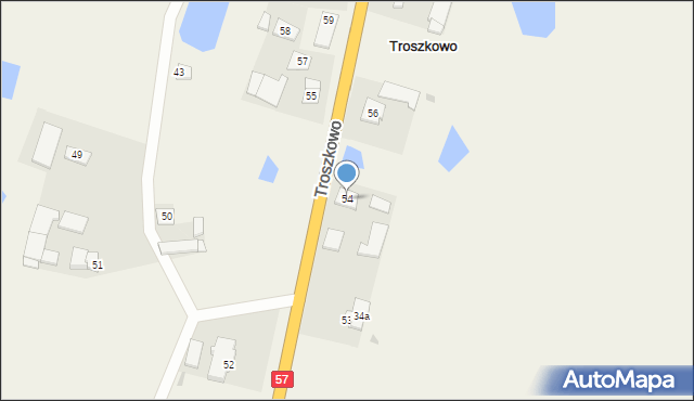 Troszkowo, Troszkowo, 54, mapa Troszkowo