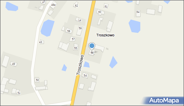 Troszkowo, Troszkowo, 56, mapa Troszkowo