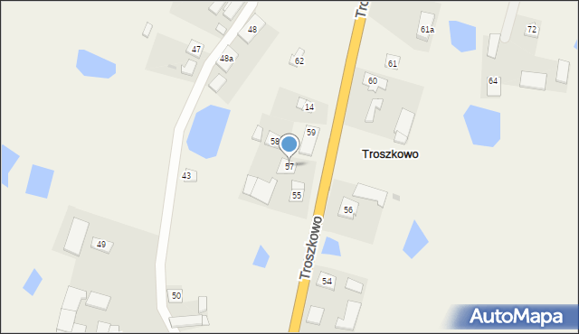 Troszkowo, Troszkowo, 57, mapa Troszkowo