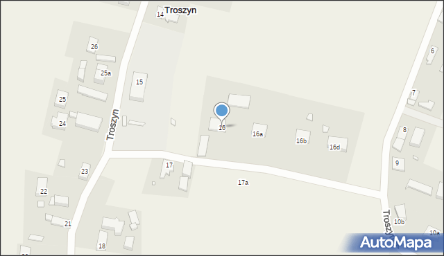 Troszyn, Troszyn, 16, mapa Troszyn