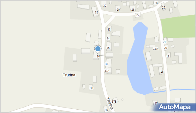 Trudna, Trudna, 36, mapa Trudna