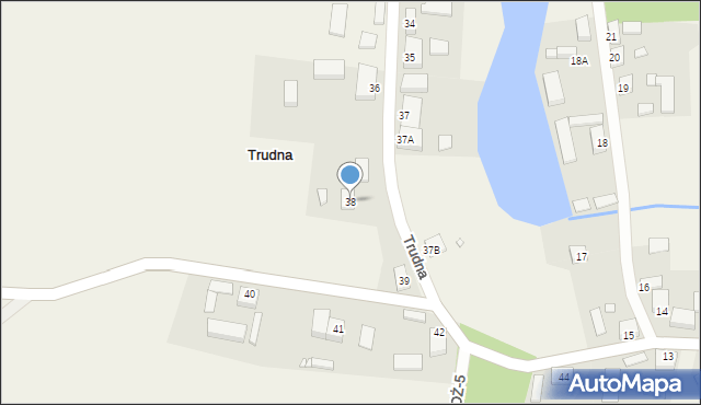 Trudna, Trudna, 38, mapa Trudna