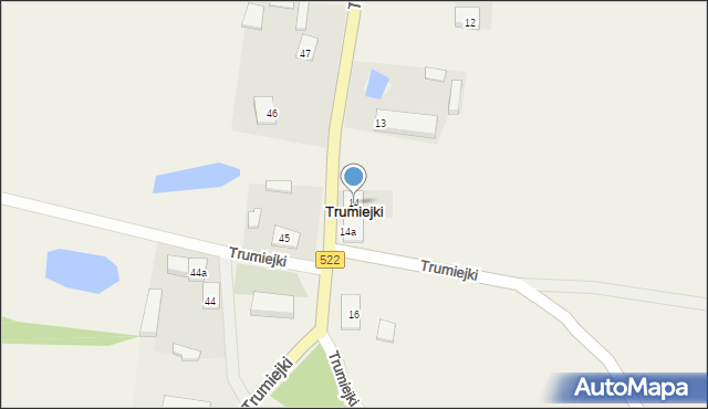 Trumiejki, Trumiejki, 14, mapa Trumiejki