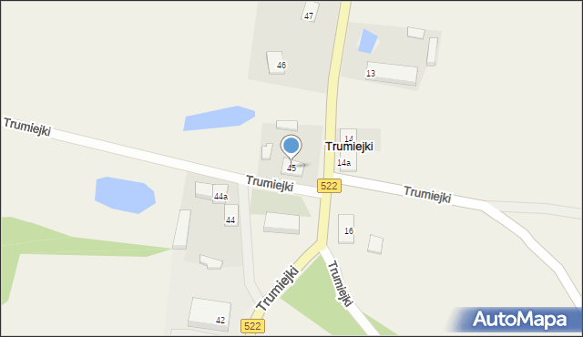 Trumiejki, Trumiejki, 45, mapa Trumiejki