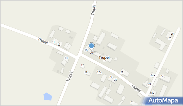 Trupel, Trupel, 16, mapa Trupel