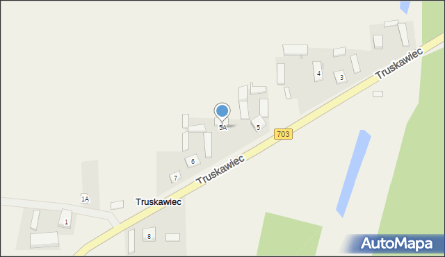 Truskawiec, Truskawiec, 5A, mapa Truskawiec