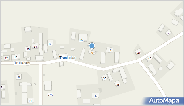 Truskolas, Truskolas, 9, mapa Truskolas