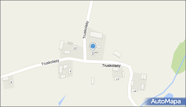 Truskolasy, Truskolasy, 11, mapa Truskolasy