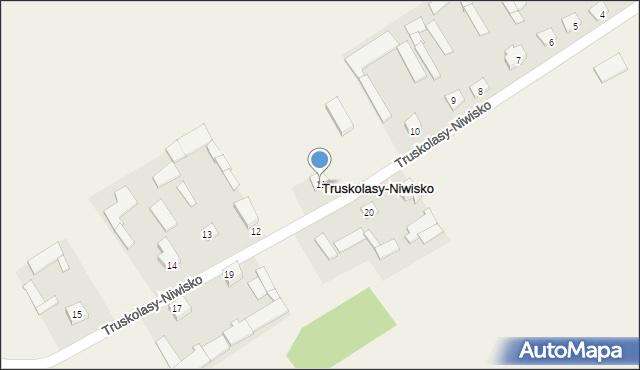 Truskolasy-Niwisko, Truskolasy-Niwisko, 11, mapa Truskolasy-Niwisko