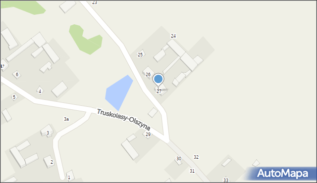 Truskolasy-Olszyna, Truskolasy-Olszyna, 27, mapa Truskolasy-Olszyna