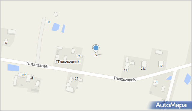 Truszczanek, Truszczanek, 24, mapa Truszczanek