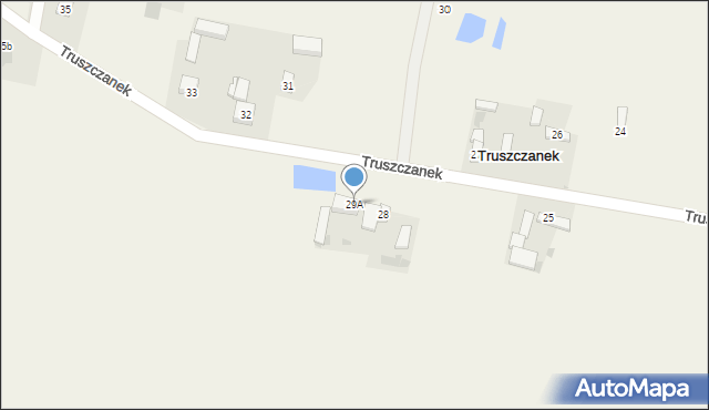 Truszczanek, Truszczanek, 29A, mapa Truszczanek