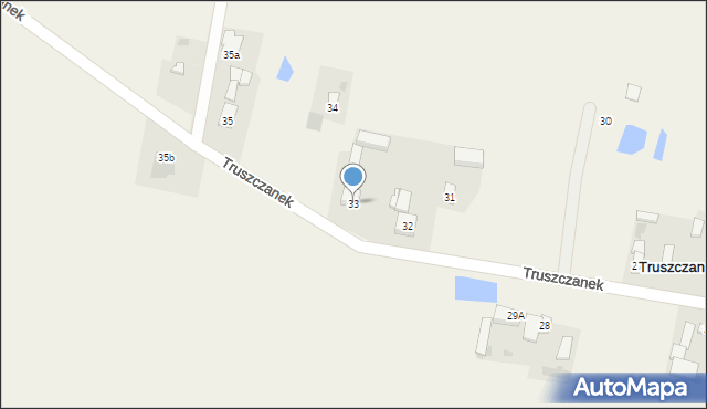 Truszczanek, Truszczanek, 33, mapa Truszczanek