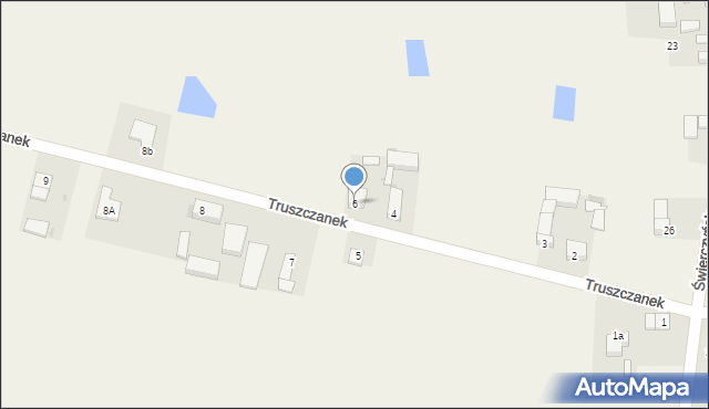 Truszczanek, Truszczanek, 6, mapa Truszczanek