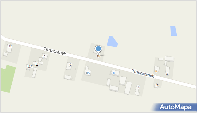 Truszczanek, Truszczanek, 8b, mapa Truszczanek