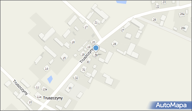 Truszczyny, Truszczyny, 29, mapa Truszczyny