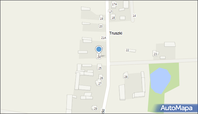 Truszki, Truszki, 24, mapa Truszki